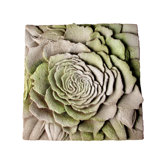 Rose Plaque Wall Decor