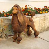 Animals Fifi The Poodle Garden Statue