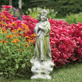 Children Christ Child with Cross Outdoor Statue