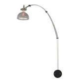 Romulus One Light Wall Gallery Light in Black and Chrome