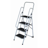 4 Tread Folding Step Ladder with Handrail
