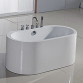 PureScape 169 Semi-Freestanding Acrylic Bathtub