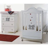 Bambino Legno Nursery Room Set in White Brillantino