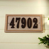 Ridge Stone Rectangle Address Plaque Kit