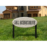 Rockport Oval Plaque with Lawn Stakes