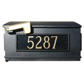Lewiston Mailbox with 3 Address Plates