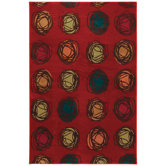 Select Pinnacle Foot Loose Red Rug