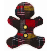 Wooly Madras Man Plush Dog Toy