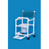 Standard Line Commode with Footrest and Lap Bar