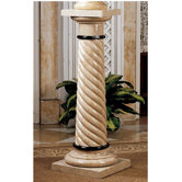 Bottochino Spiraled Pedestal Plant Stand