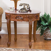 Chantret Marble Topped End Table