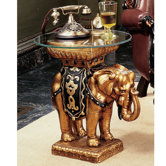 Maharajah Elephant Sculptural End Table