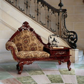 Victorian Entryway Storage Bench