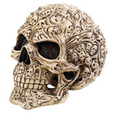 Skull's Soul Spirit Sculptural Box in Aged Bone