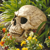 Sinister Simon Giant Skull Statue
