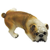 Good Dog Gone Bad Peeing Bulldog Statue