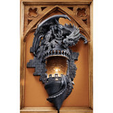 Dragon's Castle Lair Sculptural Wall Sconce