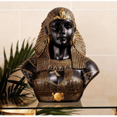 Queen Cleopatra Neoclassical Sculptural Bust