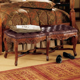 Wooden Bedroom Bench