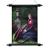 Secret Garden Canvas Wall Scroll Tapestry