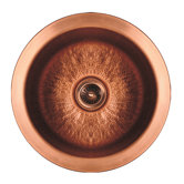 Copperhaus Large Round Drop-In Bar Sink