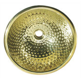 Decorative Drop-in Round Ball Pein Hammered Textured Basin