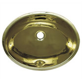 Decorative Undermuont Smooth Oval Basin