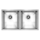 Noah's Chefhaus 29.5" Double Bowl Undermount Kitchen Sink