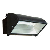 250W Large Semi Cut-Off Wall Light in Bronze