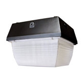 70W Square Luminaire Flush Mount in Bronze