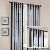 Brighton Wide Stripe Panel in Black