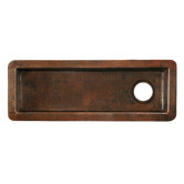 Rio Chico Hand Hammered Copper Bar Sink