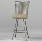 Paralline Contemporary Swivel Barstool
