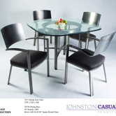 Mirage 5 Piece Dining Set