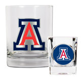 NCAA Rocks Glass and Shot Glass Set