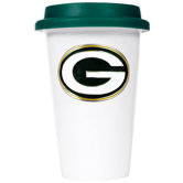 NFL 12oz Double Wall Tumbler with Green Lid