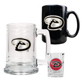 MLB 15oz Tankard, 15oz Ceramic Mug and 2oz Shot Glass Set - Primary Logo