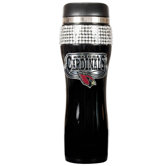 NFL 16oz Stainless Steel Bling Tumbler in Black