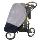 GoGoBabyZ Single Jogging Stroller Sun, Wind and Insect Stroller Cover