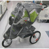 Single Stroller / Jogger Travel System Rain Cover