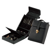 Ladies Pocketbook Jewerly Case in Black