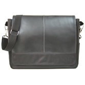 Messenger Laptop Bag in Black