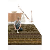 Folk Green Rug