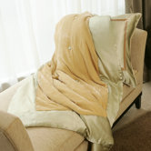 Silk Velvet Silk-Filled Throw