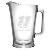 Nascar Individual 60 oz. Pitcher, Denny Hamlin with personalization