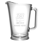 Nascar Individual 60 oz. Pitcher, Ryan Newman with personalization