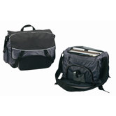 Music Messenger Bag in Black