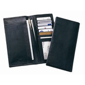 Leather Check Book Cover
