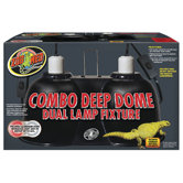 Combo Deep Dome Dual Lamp Fixture
