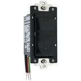 25-500W Occupancy Decorator Sensor Single Pole in Black